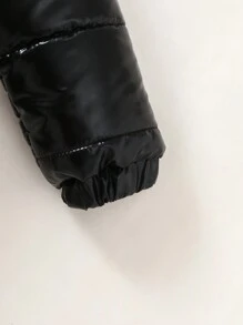 Chaqueta acolchada de invierno de colorida para bebé niña