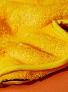 GARFIELD | SHEIN Khăn tay thêu hình mèo hoạt hình màu cam - trái cam - Xem 4