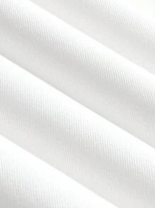 Vintamour Retro Elegant Women Metal Button Pocket White Straight Leg Pants, Ankle Length, Autumn/Winter Winter Women Clothes Thanksgiving Women Outfit Professional Clothes Women Clothes Professional Clothes White Women Dresses Women Clothes New Years