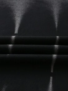 ROMWE MEN Street Life Men's Distressed Graphic Print Hooded Sweatshirt, Street Style Vintage