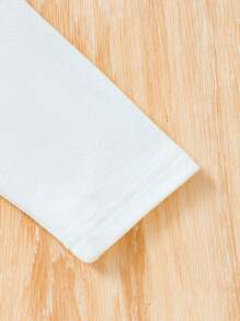 Baby Mädchen Slogan & Stern Muster Langarm T-Shirt & weite Hose Lässig 2-teiliges Set, Herbst