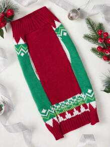 PETSIN Suéter con diseño de renos adorables, edición navideña - Multicolor - Ver 6