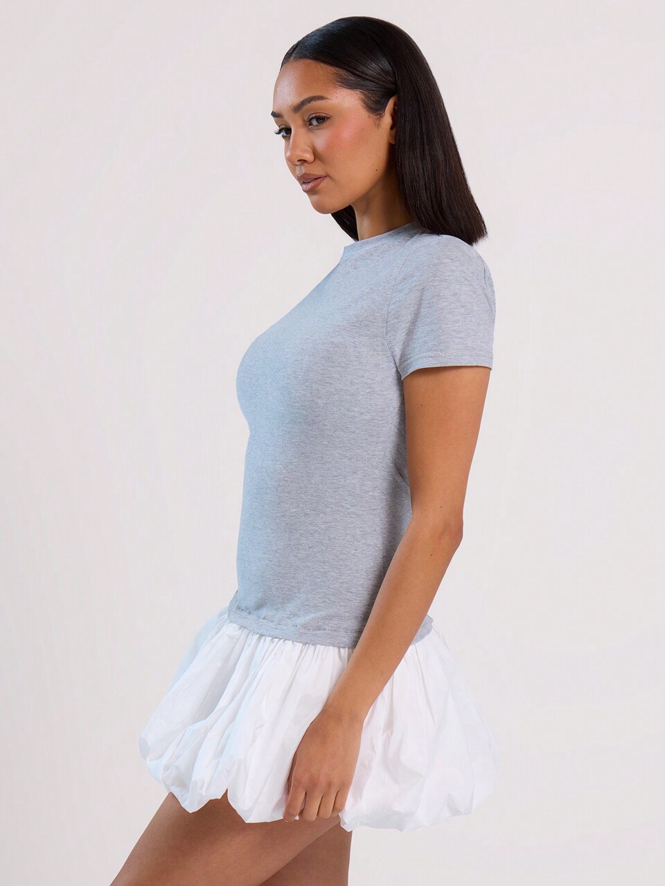 Sukienka mini Puffball na wiosnę, seksowną, uroczą, letnią, elegancką, boho