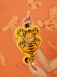 GARFIELD | SHEIN Khăn tay thêu hình mèo hoạt hình màu cam - trái cam - Xem 2