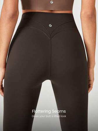 GLOWMODE 26" Powersculpt Training Leggings Medium Impact Training Workout Quick Dry Moisture Wicking Cool Feeling Gym Fall Winter