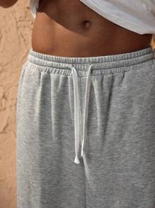Forever 21 Men's Autumn And Winter Sportswear, Fitness Wear Loose Jogging Pants Gray - Grey - View 6