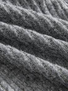 SHEIN 2pcs Maternity Casual Minimalist Elastic Rib-Knit Leggings - Grey - View 11