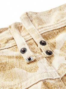 NEON BLANC Men's Street Camo Printed Woven Cargo Pants - Rust Brown - View 9