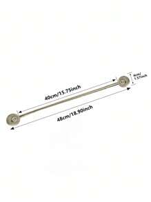 SHEIN 2PCS Magnetic Curtain Tiebacks - No Drill No Installation Easy Clip-On Buckle Holders For Drapes, Sheer, Blackout Curtains - Simple Creative Home Decor, Holiday Christmas Gift Idea For Women, Men, Family (White, Black)