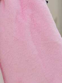 年轻女孩休闲基本款连帽外套带手套，适合 4-7 岁，甜美风格，加厚，防风保暖，适合户外、学校、派对