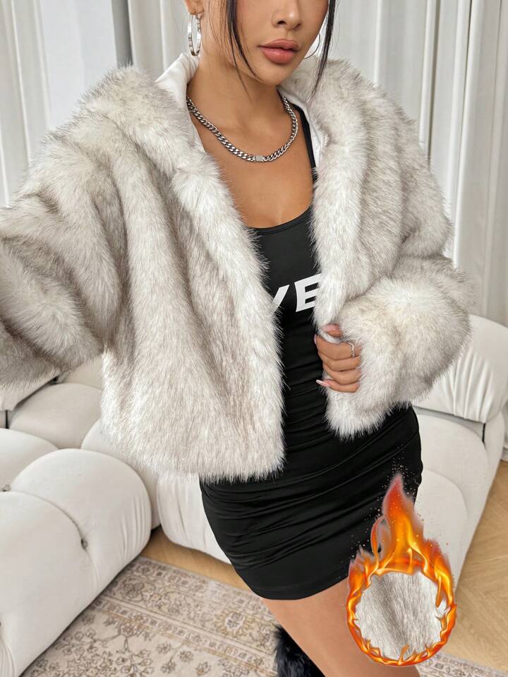 半額 50％OFFの通販 ウィンターシリーズ SXY SHEIN セクシー ルーズ ナイトクラブ ジャケット・アウター