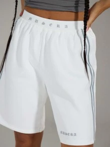 MUSERA Logo Sports Shorts 90's Y2k Spring Sexy Airport, Casual