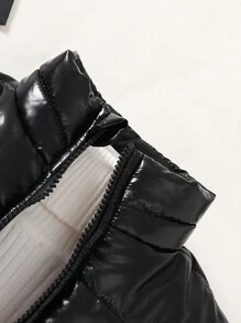 Chaqueta acolchada de invierno de colorida para bebé niña