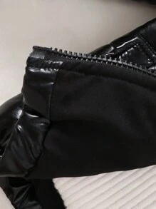 Chaqueta acolchada de invierno de colorida para bebé niña