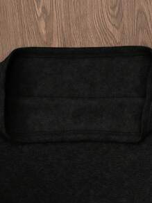 Slaydiva Casual Grey Wide Leg Drawstring Tie Pants - Black - View 8