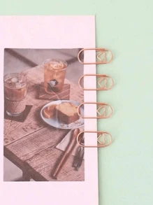 50 Cái/Túi Dễ Thương Trái Tim Vàng Hoa Hồng Kẹp Dấu Trang Kim Loại Phụ Kiện Văn Phòng Kẹp Giấy Kẹp Miếng Dán Văn Phòng Phẩm Ngày Lễ Tình Nhân, Đám Cưới Valentine, Sinh Nhật Trường Học Đồ Dùng Dễ Thương Đồ Dùng Văn Phòng Cho Phụ Nữ, Trở Lại Trường Học, Đồ Dùng Học Tập - Hoa hồng vàng - Xem 8