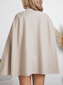 Plus Size Solid Color Minimalist Style Knit Cardigan, Casual Everyday Wear