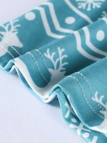 5pcs/Pack Men's Christmas Reindeer & Geometric Print Boxer Briefs - Multicolor - View 6