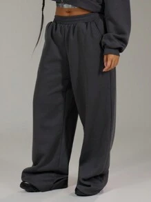 MUSERA Casual Wide Leg Elastic Waist Sweatpants For Airport Spring Summer Cute Casual Graduation,Back To School Outfits,Graduation,Teacher Outfits For Women,Back To School