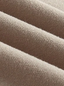 SHEIN EZwear 3 件套女士高领荷叶边下摆紧身休闲长袖打底 T 恤套装，适合秋冬季 - 彩色 - 查看 7