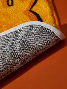 GARFIELD | SHEIN 1pc Cartoon Cat Shaped Carpet - Orange - View 6