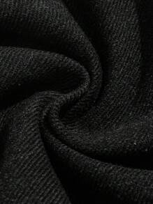 SHEIN Jonge jongens modieuze versleten gescheurde gerafeld patchwork losse pasvorm baggy zwarte jeans, vrijetijds- en veelzijdige voor kinderen herfst/winter outdoor kleding outfits
