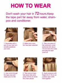 20pcs Tape In Straight Human Hair Extension Real Extension For Women Daily Use Real Easy Wear Natural Looking Ombre Color Tape In Hair Tape Ins Hair Extentions