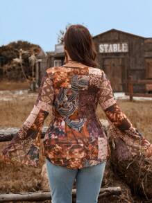 Freevana 女士冬季服装感恩节服装外出上衣西部返校节西部女士服装狂欢服装轻佻女郎上衣节日服装狂欢服装