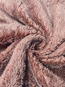 SHEIN LUNE Plus Size Women Solid Color Pocket Zip-Up Long Sleeve Coat, Autumn Fall Winter Winter Clothes Outfit