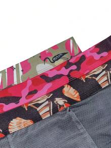 3pcs/Set Men Casual Printed Mix-And-Match Breathable Boxers - Multicolor - View 3