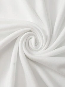 Manfinity Homme T-shirt à manches courtes col rond, décoration de poche, style décontracté pour homme, été - Blanc - Voir 4