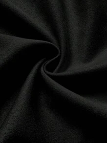 RosyDaze Women Casual Solid Color Hoodie Cinched Waist Mid-Length Jacket Fall Winter Cloth For Women - Black - View 7