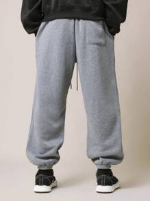 SUMWON Athletic Jogger Sweatpants With Striped Side Panel Design Elastic Ankle Casual Workout Sport Training Loungewear Athleisure Style Fall Winter