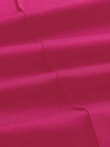 SHEIN LUNE Pantalon ample à jambe large avec couture avant ample et unicolore pour femmes grande taille