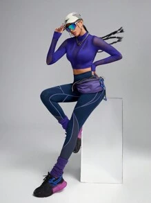 Innovista Leggings deportivos con bolsillo con cremallera en la espalda, control de abdomen, levantamiento de glúteos, sexy a juego, para uso diario casual y entrenamiento, leggings moldeadores, leggings de cintura alta elásticos, leggings de gimnasio, leggings de spandex, conjunto de otoño para mujer