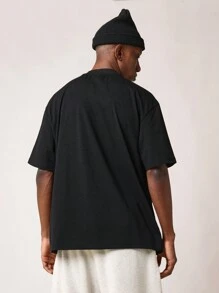 SUMWON Camiseta básica de manga corta con ajuste regular