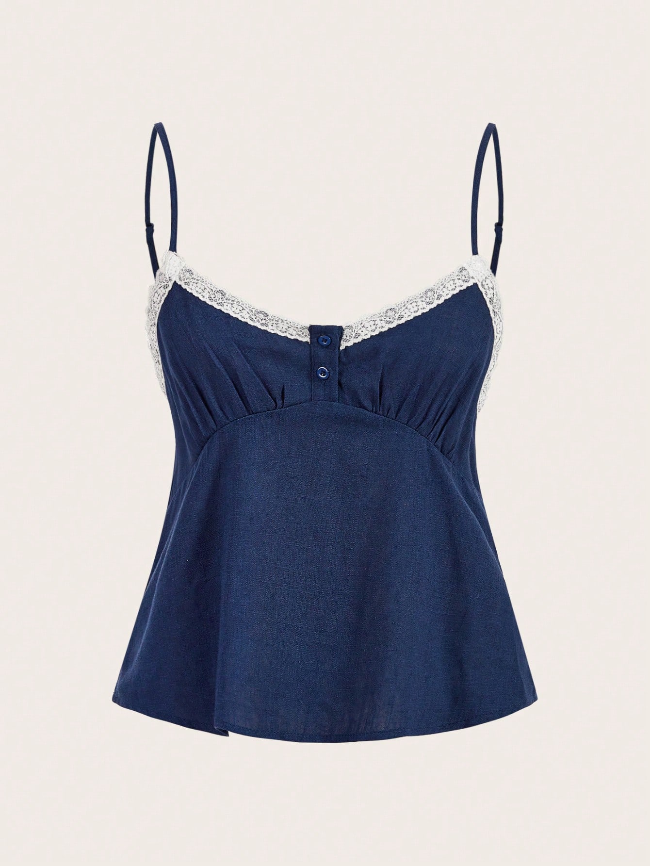 Lace patchwork cami