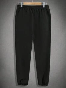 EURMUSE Cotton Men Letter Printed Regular Hoodie Set