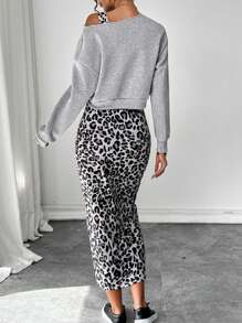 Rafferiza 休闲 - 现代休闲 休闲女装 女式两件套西装 - 灰色 - 查看 3