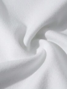 Manfinity Homme 男士性感印花紧身高领 T 恤 - 白色 - 查看 6