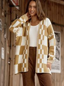 LanaWest لانا ويست كارديجان كنزة فضفاضة رقبة على شكل حرف V بطراز كوري، كنزة تريكو طويلة الأكمام، مناسبة للتجمعات الخارجية والمناسبات العادية، للخريف والشتاء