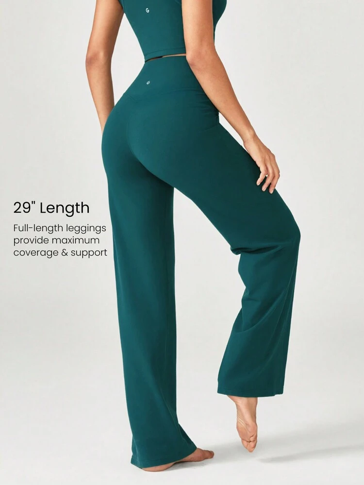 29" FeatherFit™ Ease Into It Wide Leg Ultra High-Waist Leggings With Pocket Fall
