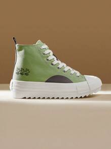 CUCCOO EASI 女士厚底休闲运动鞋 女士运动鞋 - 綠色 - 查看 2