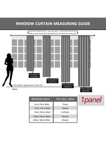 1 件黑色冬季隔热窗帘，夏季隔热，冬季保暖，现代家居装饰门窗隔断加厚窗帘 - 黑色 - 查看 6