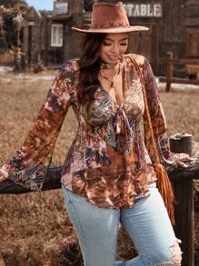 Freevana 女士冬季服装感恩节服装外出上衣西部返校节西部女士服装狂欢服装轻佻女郎上衣节日服装狂欢服装