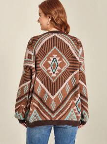 EMERY ROSE Einfarbige Blockfarben Rundhals Langarm einfache lässige Pullover Strickpullover Herbst Winter in Große Größen - Verschiedenfarbig - Übersicht 2