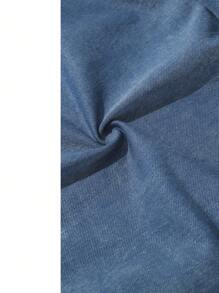 Women Shapewear Set,Seamless Denim Effect Soft Comfortable Camisole & High-Elastic Shaping Shorts,Skin-Friendly Summer Gym Outfits For Women,2pcs - Blue - View 8