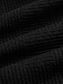 SHEIN LUNE 大码女式黑色纹理拉链夹克，秋季