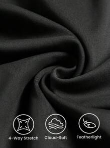 SHEIN Sports Women 3pcs/Set Casual Sportswear Warm Windproof Coat & Fitted Vest And Leggings, Autumn/Winter Running Fitness Outdoor & Workout Sets Women - Black - View 4