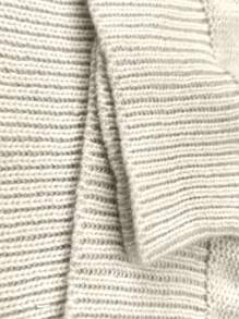 Calvaya Plus Size Women's Solid Color Knitted Long Sleeve Pullover Sweater, For Winter Fall Autumn - Beige - View 3